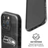 NFL Seattle Seahawks Black & White iPhone 16 Pro Magsafe Impact Case